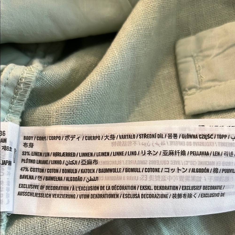 Abercrombie & Fitch Women’s Light Green Pants Size Large - Picture 5 of 5